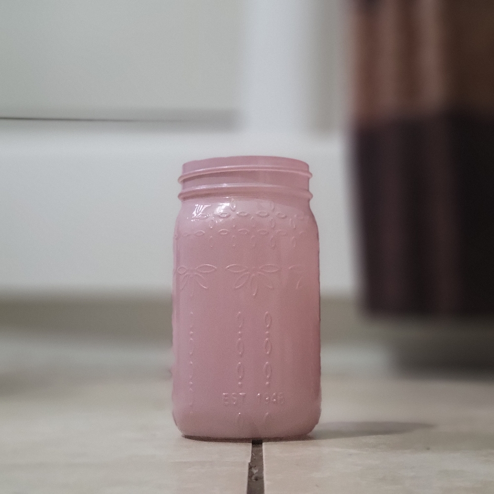 EST 1946 Pink Mason Jar